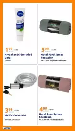 Action folder week 35 Pagina 20: Hotel royal jersey hoeslaken €4,99, Nivea handcrème Aloë Vera €1,79