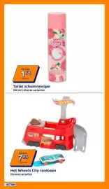 Action folder week 35 Pagina 26: Toilet schuimreiniger €1,78, Hot Wheels City racebaan €7,95