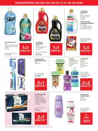 Alvo folder Pagina 14: Tandpasta en tandenborstels €4,98, Shampoo en conditioner elseve €8,07