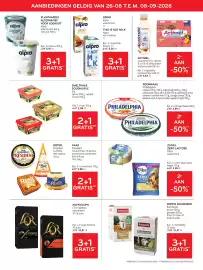 Alvo folder Pagina 7: Alpro assortiment €6,36, Actimel €4,64
