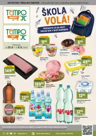 TEMPO leták | Tempo Strana 1: Chodura šunka v páře €189,99, Jupik Aqua vybrané druhy €13,99