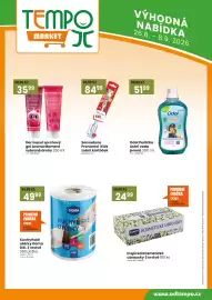 TEMPO leták | Tempo Strana 10: Doma kuchyňské utěrky €49,99, Inspired kosmetické ubrousky €24,99