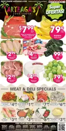 Arteagas Food Center weekly ad week 35 Page 1: Regular Pork Chops €2,29, Boneless Chicken Breast €2,99