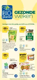 Bio Planet folder Pagina 1: Sojade plantaardig alternatief voor yoghurt met vanille €3,79