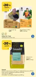 Bio Planet folder Pagina 9: Smaakt kikkererwten couscous €3,99, Brune rijst €5,99