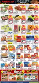 Fairplay weekly ad week 35 Page 1: Maruchan Ramen Noodle Soup €2,99, Smithfield Family Pack Boneless Pork Sirloin Chops €1,99