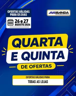 Folheto Miranda Supermercados (válido até 27-08)