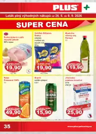 PLUS JIP leták Strana 1: Goldfish BIGsters €19,90, Leco šunka dušená v páře €19,90