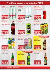PLUS JIP leták Strana 6: Coca-Cola, Coca-Cola zero, Fanta pomeranč €34,90, Guarana €19,90