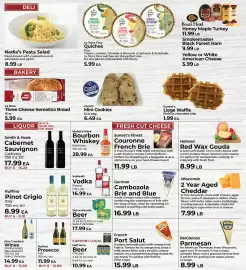 Sunset Foods weekly ad week 35 Page 3: Sierra Nevada Beer €17,99, BelGioioso Parmesan €8,99