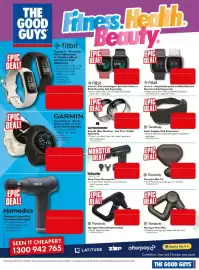 The Good Guys catalogue week 35 Page 6: Beurer Deep Tissue Massage Gun, UltraHuman Ring Air (Raw Titanium)
