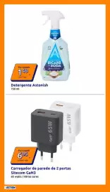 Folheto Action semana 35 Página 10: Carregador de parede de 2 portas Sitecom GaN3 €6,95, Detergente astonish €1,48