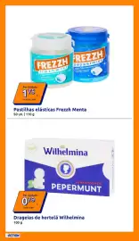 Folheto Action semana 35 Página 16: Pastilhas elásticas Frezzh Menta €1,75, Drageias de hortelã wilhelmina €0,79