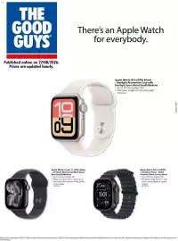 The Good Guys catalogue week 35 Page 1: Apple Watch Ultra 3 (GPS) + Cellular 49mm - Black Titanium Black Ocean Band