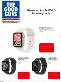 The Good Guys catalogue week 35 Page 2: Apple Watch Ultra 3 (GPS) + Cellular 49mm - Black Titanium Black Ocean Band