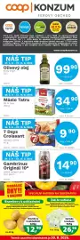 Konzum leták Strana 1: Gambrinus Originál 10° €14,90, Zelí bílé krouhané €26,90
