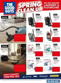 The Good Guys catalogue week 35 Page 12: Miele Guard L1 Comfort XL Bagged Vacuum €12.697.000,00