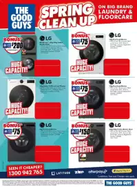 The Good Guys catalogue week 35 Page 16: LG 14kg Front Load Washer €75,00, LG 14kg Front Load Washer €75,00