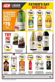 IGA catalogue week 35 Page 2: Fat Bastard Range, De Bortoli Lifestyle Range or Wynns The Siding Coonawarra Range €15,00