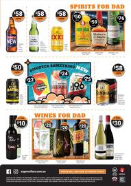 Super Cellars catalogue Page 2: Bundaberg Overproof & Cola €58,00, Pure Blonde Ultra Low Carb Lager €58,00