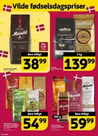 Løvbjerg tilbudsavis uge 35 Side 24: Merrild kaffe €54,99, Merrild instant el. hele kaffeønner €59,99