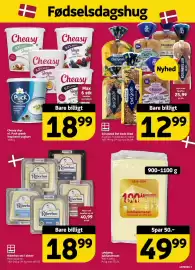 Løvbjerg tilbudsavis uge 35 Side 3: Riberhus ost i skiver €18,99, Cheasy skyr el. Puck græsk inspireret yoghurt €18,99