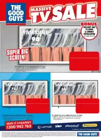 The Good Guys catalogue week 35 Page 10: Samsung 98" LS03H The Frame QLED 4K Smart TV 2026