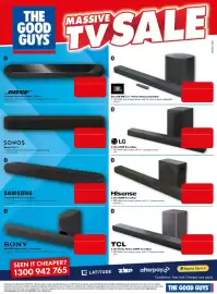 The Good Guys catalogue week 35 Page 12: Sony BRAVIA Theatre Bar 5 Soundbar