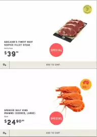 Adelaide's finest catalogue week 35 Page 2: Spencer Gulf King Prawns €24,90