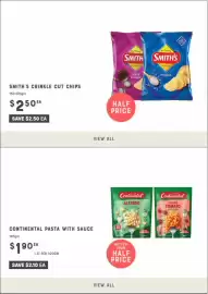 Adelaide's finest catalogue week 35 Page 7: Continental Pasta with Sauce €1,90, Smith's Crinkle Cut Chips €2,50