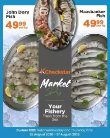 Check Star catalogue Page 5: John Dory Fish €49,99, Maasbanker Fish €49,99