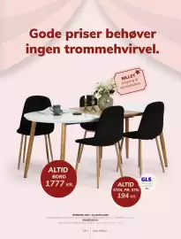 Daells Bolighus tilbudsavis Side 7: Daells Bolighus spisebord med 2 tillægssplader €1.777,00