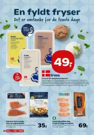 Kvickly tilbudsavis uge 35 Side 30: Coop laksefilet €69,00, Irma flødeis €49,00