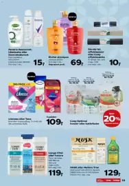 Kvickly tilbudsavis uge 35 Side 37: Libresse eller Tena €109,00, Coop Optimal hunde- eller kattefoder €75,16
