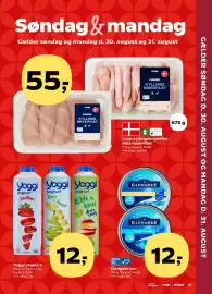 SuperBrugsen tilbudsavis uge 35 Side 12: Yoggi yoghurt €12,00, Glyngøre tun €12,00