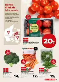 SuperBrugsen tilbudsavis uge 35 Side 22: Änglamark økologiske gulerødder €12,00, Broccoli €14,00