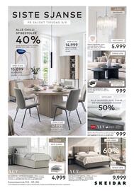 Skeidar kundeavis Side 24: Wonderland, Svane og Xov overmadrasser €999,00, Oscar sofabordsett €999,00