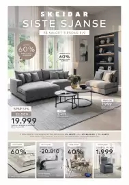 Skeidar kundeavis Side 1: Stressless Chilll €7.499,00, Jensen opal kontinental €24.999,00