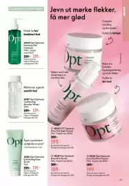 Oriflame katalog Side 101: Opt Optimals Comforting Micellar Water €139,00, Opt Optimals Foaming Gel Cleanser €129,00