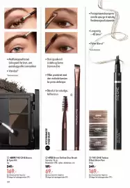 Oriflame katalog Side 68: The one brows & eyes kit €169,00, The One Tattoo Effect Brow Pen €169,00