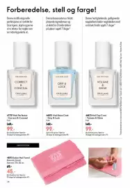 Oriflame katalog Side 74: Salon Nail Towel €45,00, Oriflame Nail Base Coat - Grip & Lock €99,00