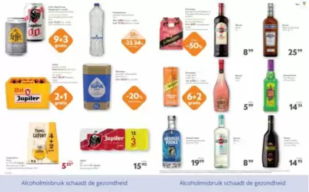 OKay folder Pagina 11: Puang Amber €14,35, Absolut Vodka €19,99