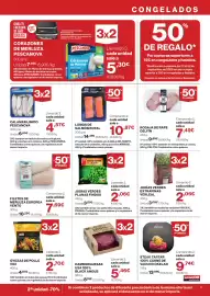 Catálogo Supercor Página 11: Findus judías verdes planas €2,06, Delfín rodaja de rape €7,49