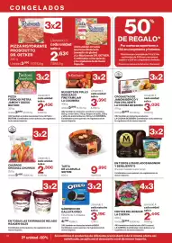 Catálogo Supercor Página 12: Original Churros churros €2,30, Buitoni pizza forno di pietra jamón y queso €2,43