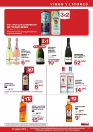 Catálogo Supercor Página 23: Codorníu Cava Brut Reserva Heredad €10,98, Taittinger champagne brut reserva €52,50
