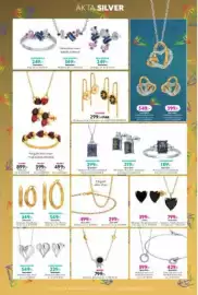 Albrekts Guld reklamblad Sida 5: Orientala örhängen €299,00, Halsband med blått och svart sten €299,00