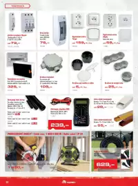Uni Hobby leták Strana 22: Rozvodnice na omítku €329,00, Kryt jističe €79,00