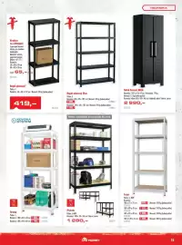 Uni Hobby leták Strana 23: Regál plastový €419,00, Futur police 5 mdf €859,00