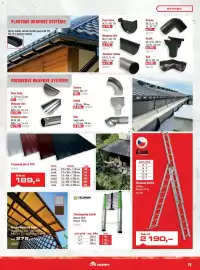 Uni Hobby leták Strana 29: Fieldmann teleskopický žebřík €1.790,00, Alve hliníkový žebřík trojdílný €2.190,00