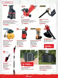 Uni Hobby leták Strana 4: Vega drtič benzinový ch1065 €17.990,00, Alko drtič elektrický lh 2810 easy crush €5.890,00